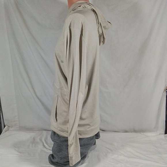 Men's 365 Pullover Hoodie Light Sand Pure White Size Medium-New with Tags - Picture 4 of 4